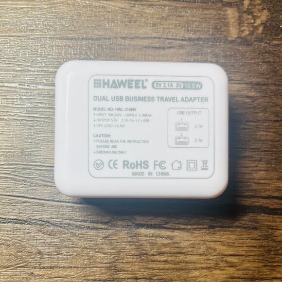 Dual USB Wall Charger Universal Travel Adapter EU / UK / US/ AU with 2 USB Port - Picture 4 of 4